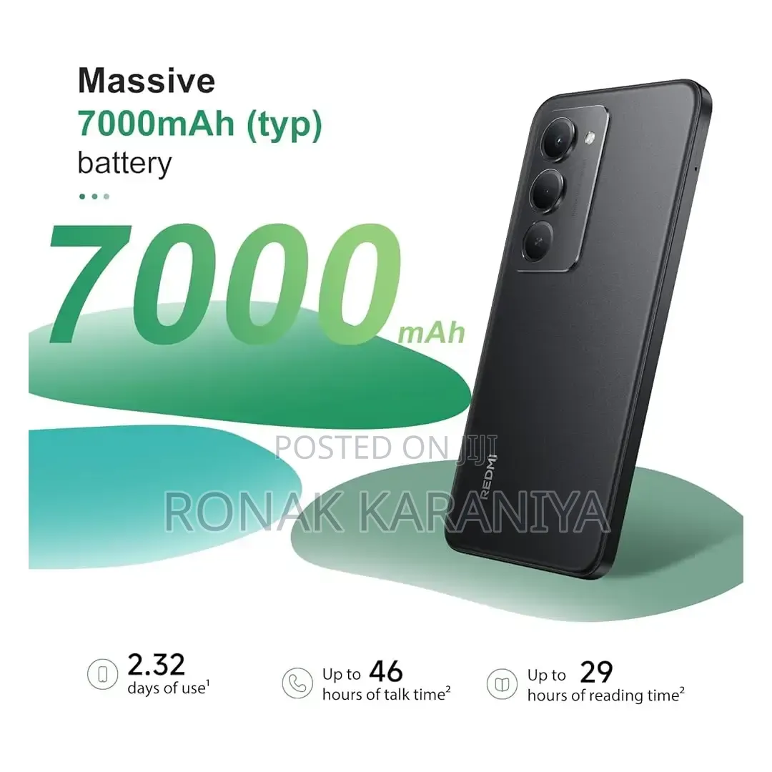 New Xiaomi Redmi 15 128 GB Black