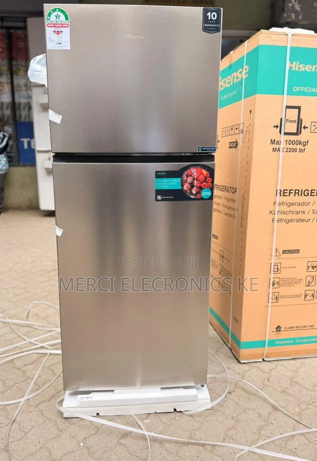 Hisense Fridge 424l 2 Door Ref418dr
