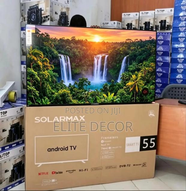 Solarmax 55 Inch Smart Android Tv Uhd | Netflix | Youtube Bluetooth - main view