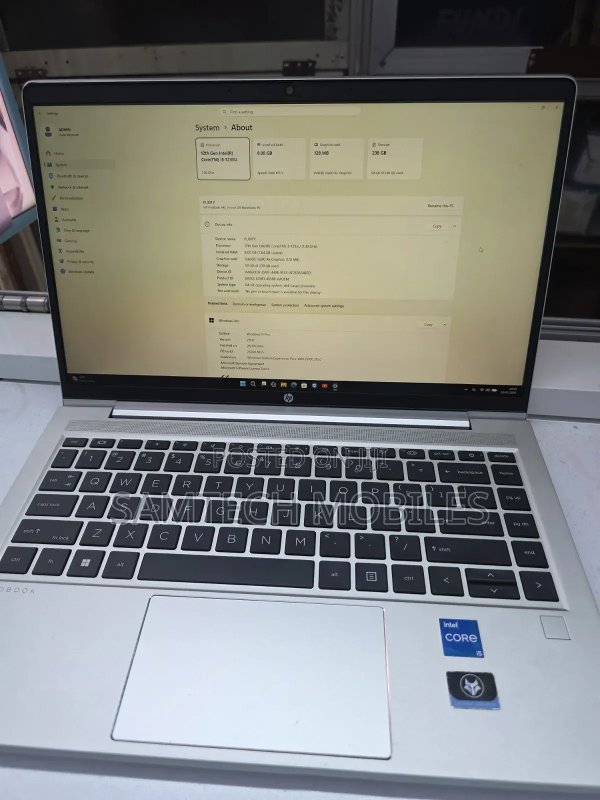 Laptop HP ProBook 440 G9 8GB Intel Core i5 SSD 256GB