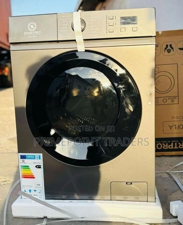 Smartpro 8kg Front Load Washing Machine – Efficient Wash Spin Perfo - thumbnail 2