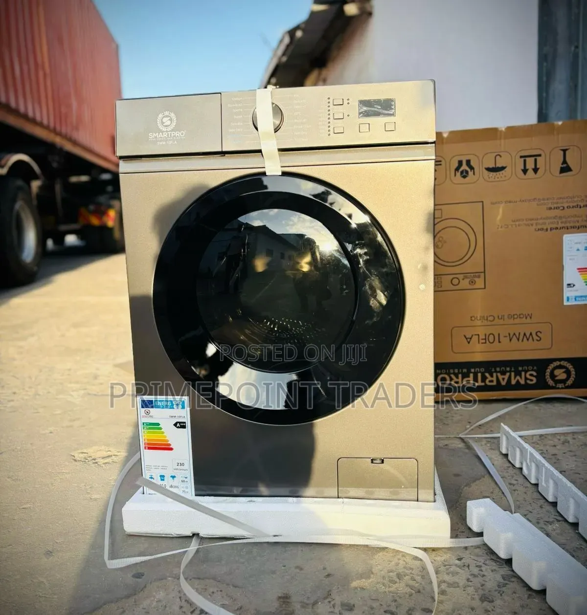 Smartpro 10kg Front Load Washer – Powerful Performance for Family