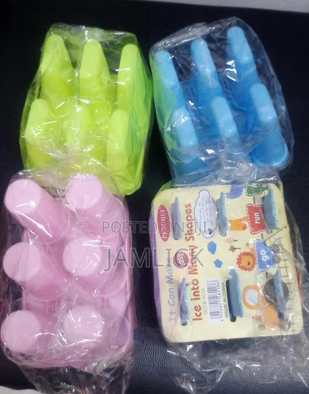 6pcs Reusable Plastic Ice Moulds - Gl - thumbnail 2