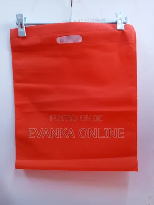 Non Woven Bag D-Cut Pack of 25 - (Red 35cmx45cm)