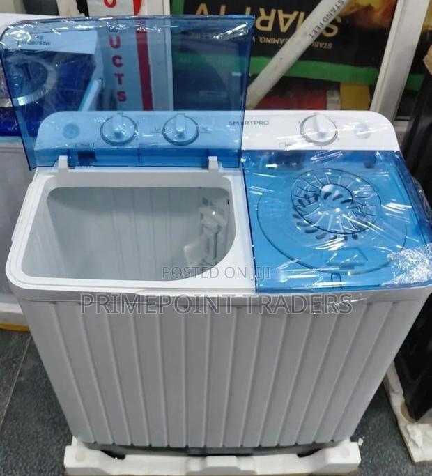 Smartpro 8kg Twin-Tub Washing Machine – Powerful Wash Efficient Spi - main view