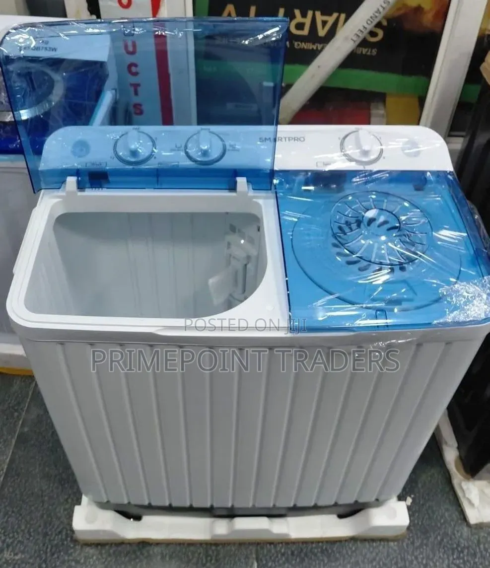 Smartpro 8kg Twin-Tub Washing Machine – Powerful Wash Efficient Spi
