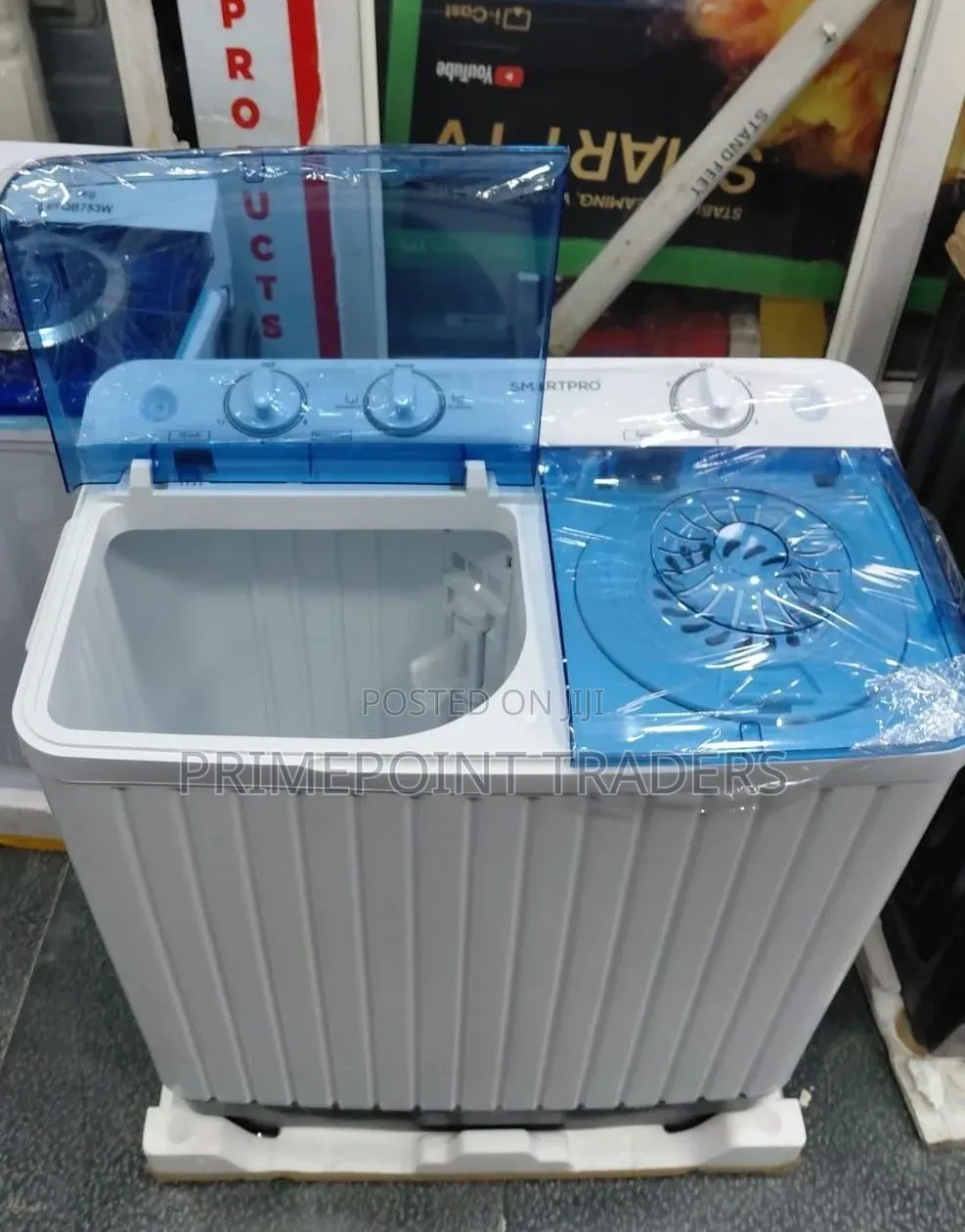 Smartpro 8kg Twin-Tub Washer – Large Capacity Laundry Made Simple