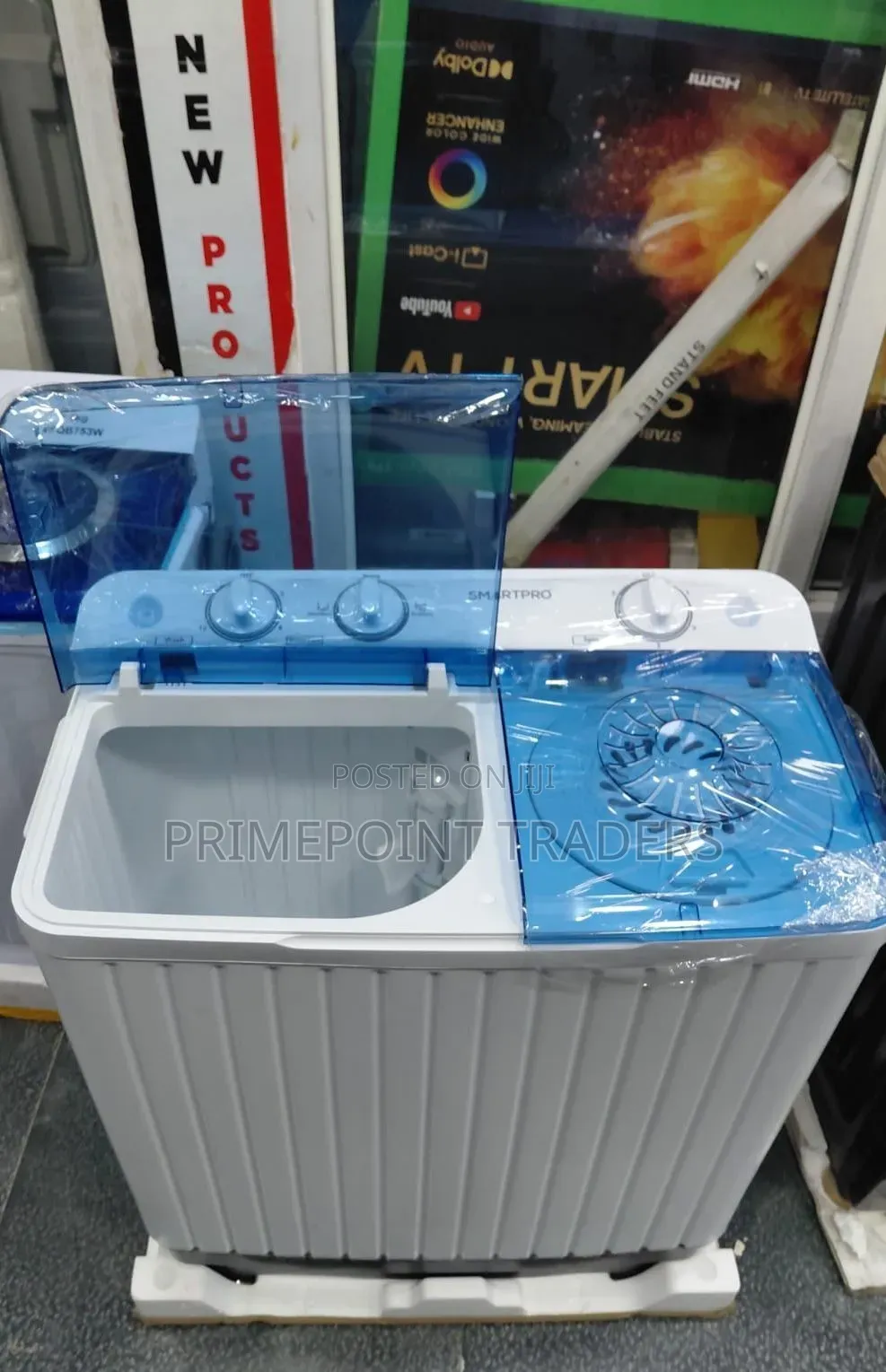 Smartpro 8kg Twin-Tub Washing Machine – Durable Design With High-Effi