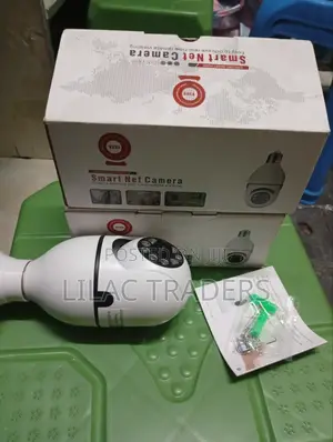 PTZ Rotating Wifi Bulb Camera