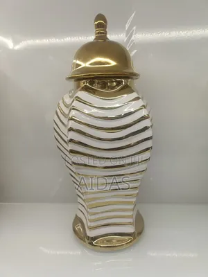 Decorative Ginger Vase – Elegant Ceramic Home Décor