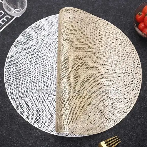 Table Mats in Gold and Silver