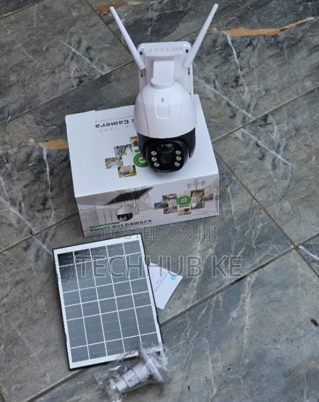 V380 CCTV Solar Camera 4g Sim Card With Two-Way Audio, Pan-Tilt