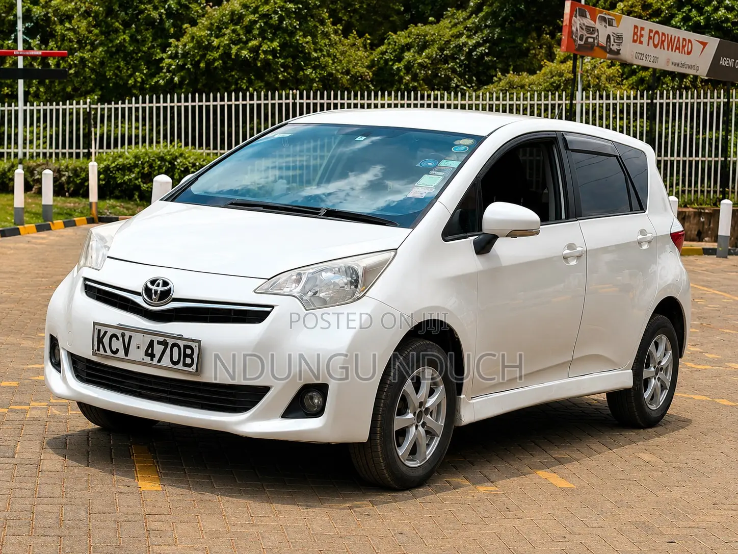 Toyota Ractis 1.5 FWD 2012 White