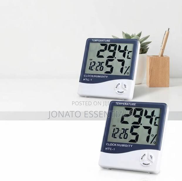 Digital Temperature And Humidity Meter Clock - main view