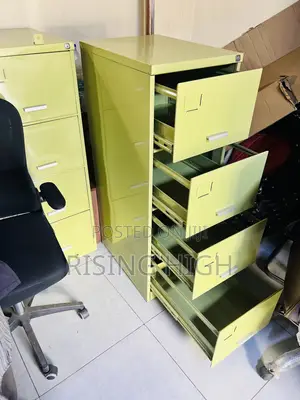 Premium 4-Drawer Steel Filing Cabinet – Office