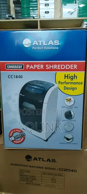 Atlas Cc1840 Crosscut 18 Sheets Paper Shredder