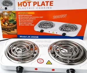 Double Spiral Hotplate Cooker,With 2000w Total Power