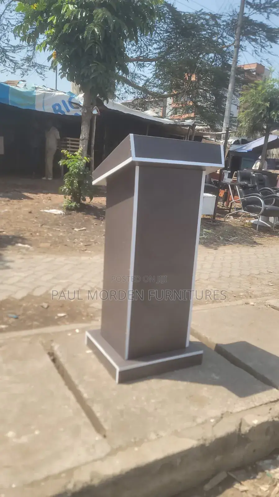 Pulpit Gray White