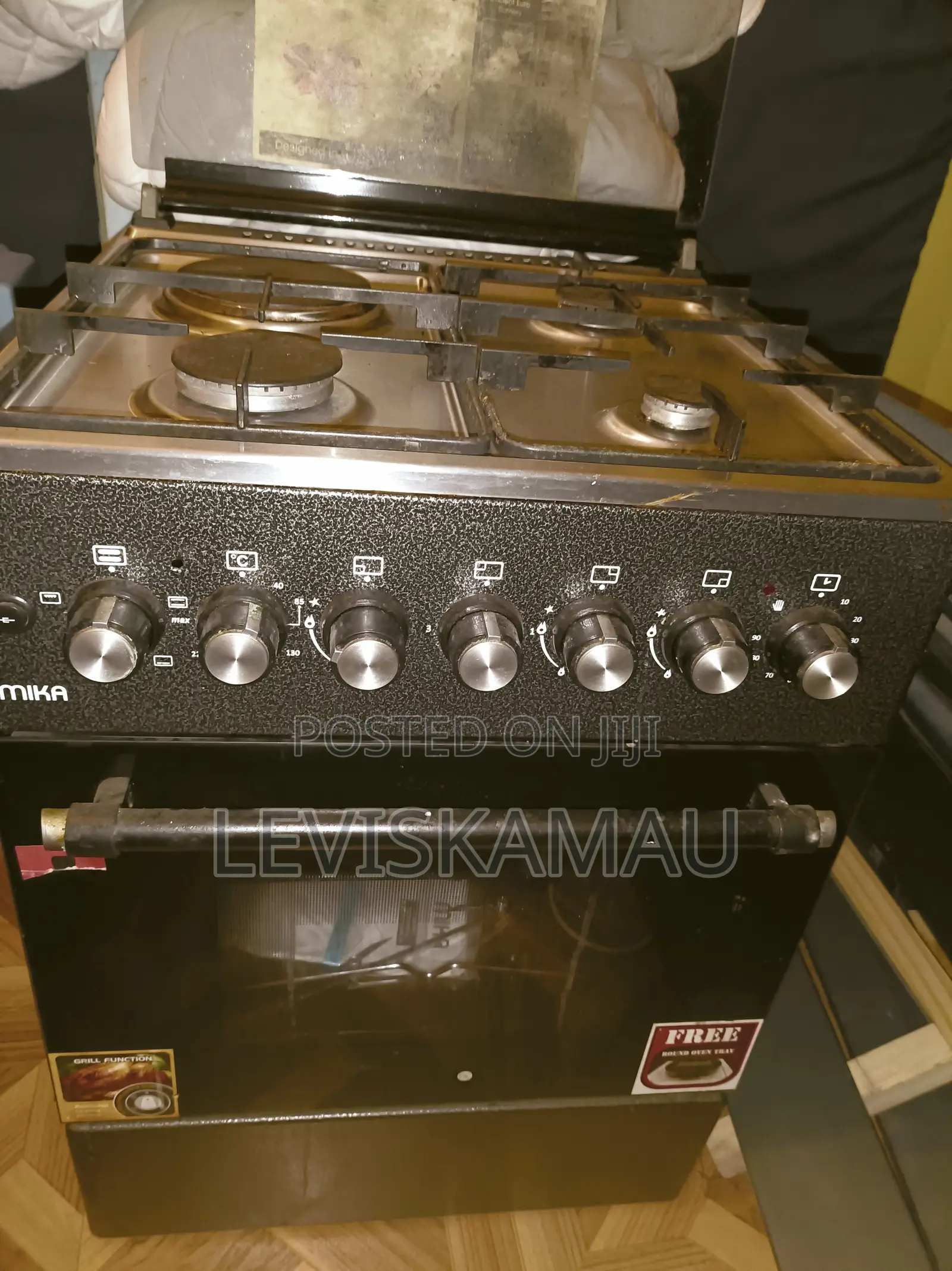 Mika Cooker 3 Gas + 1 Electric, 58x58cm