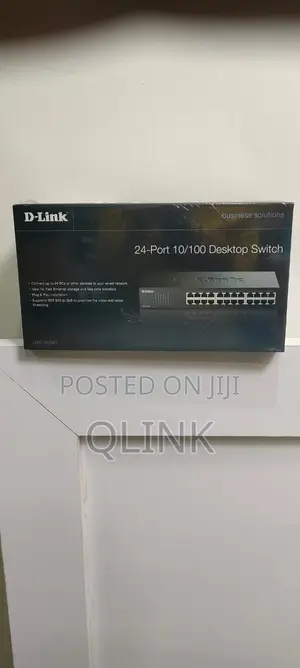D-Link 24 Port 10/100mbps Unmanaged Switch Des-1024d
