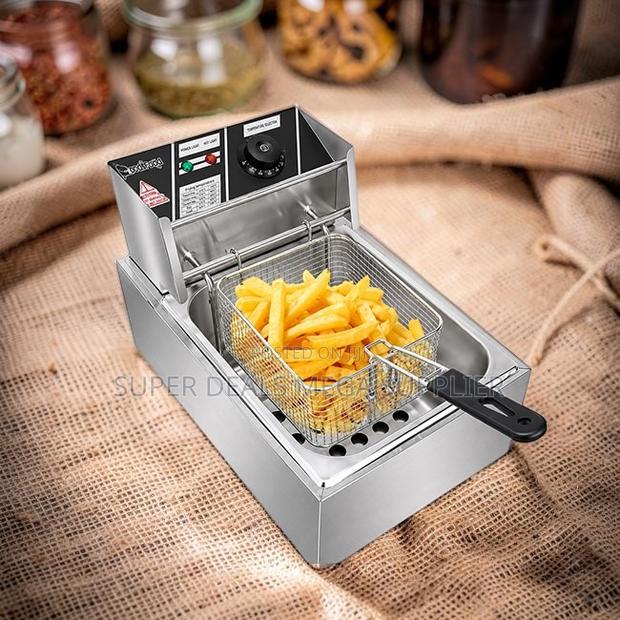 Robust 4l/6l/10l Electric Single Tank Stainless Steel Deep Fryer
