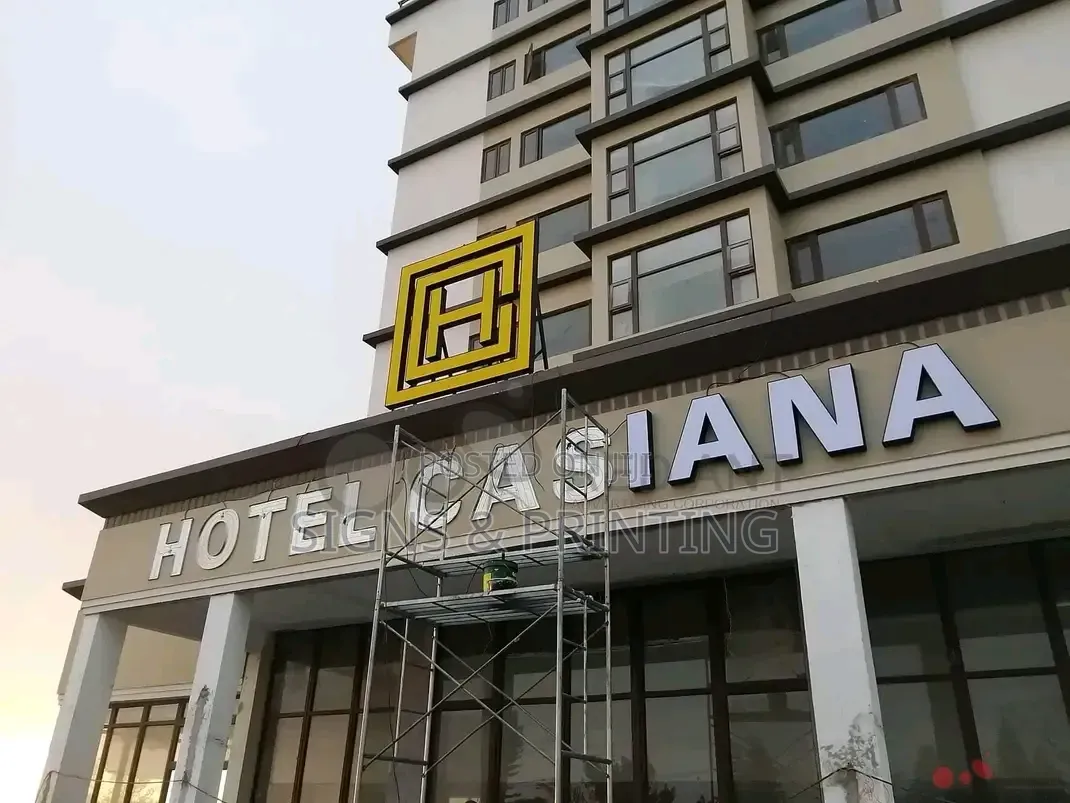 3d Outdoor Sign (Building, Hotel, Towers)
