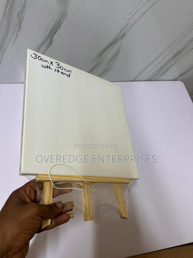 Square Canvas Board With Easel Stand - main view