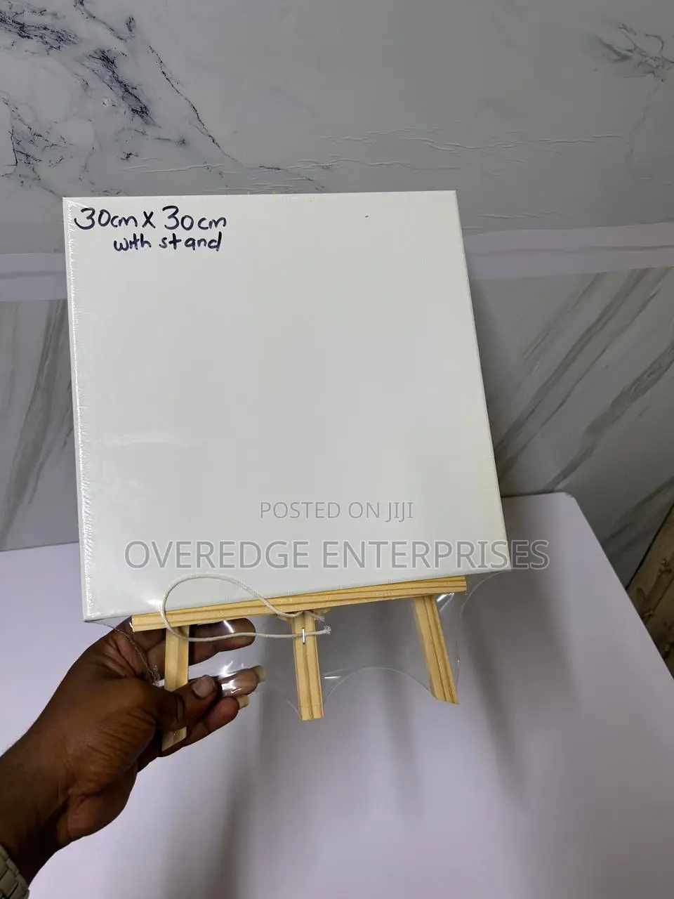 Painting Canvas Board and an Easel Wooden Stand