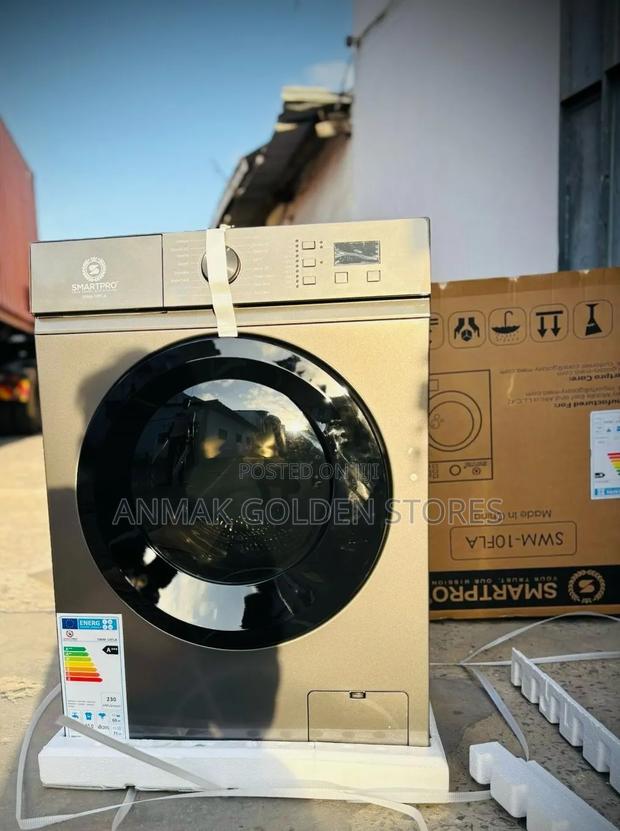 Smartpro 8kg Front Load Fully Automatic Washing Machine Anmak - thumbnail 2