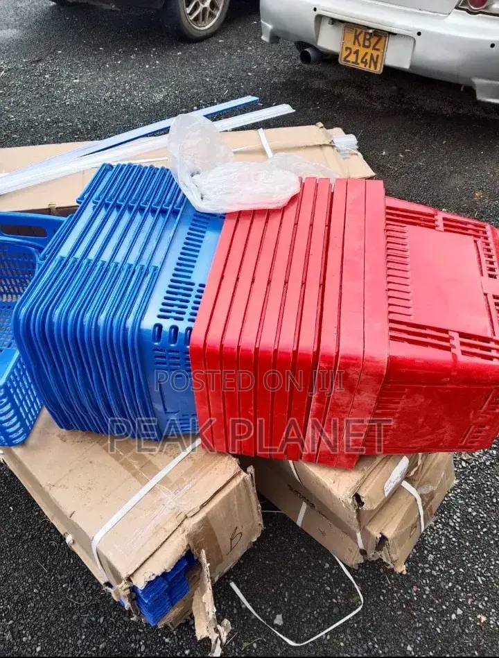 Practical Supermarket Basket for Customers and Home Use