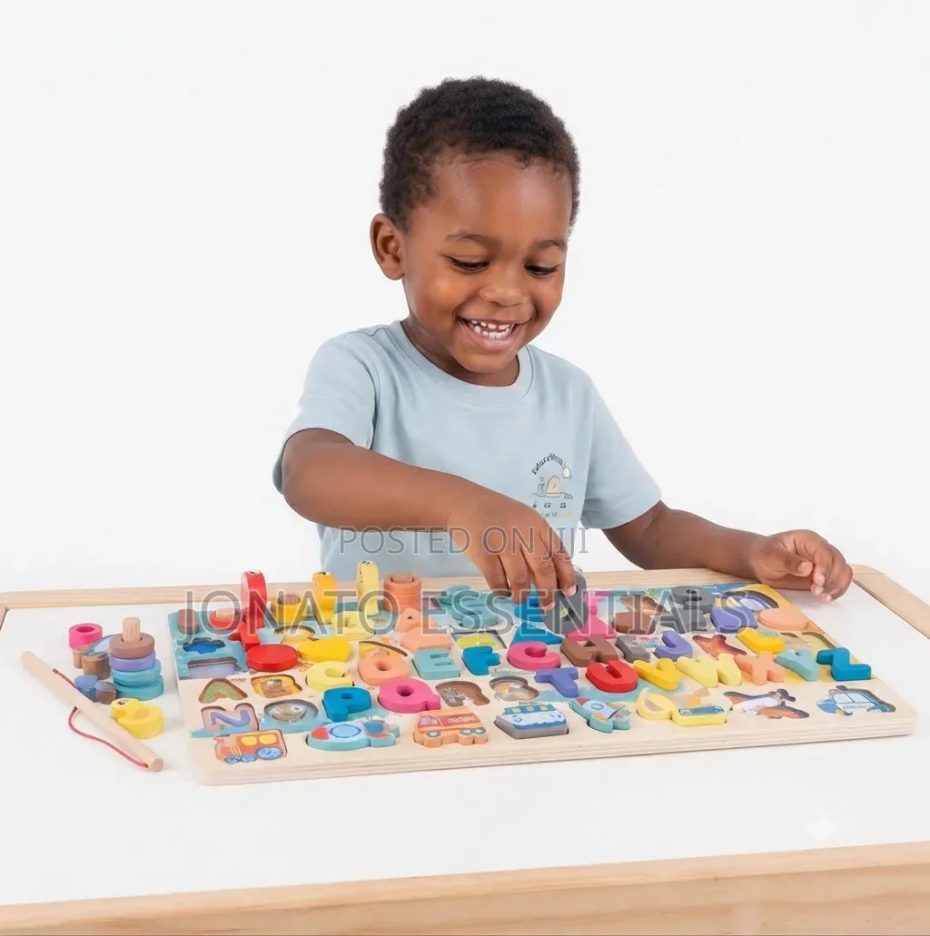 Educational Wooden Montessori Learning Board for Kids