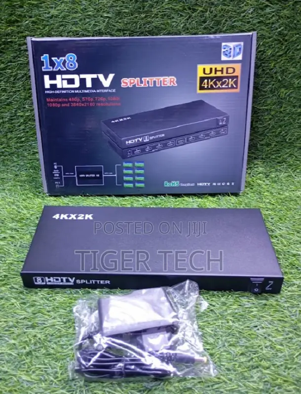 8 Port Hdmi Splitter 1x8 for Audio and Video Distribution