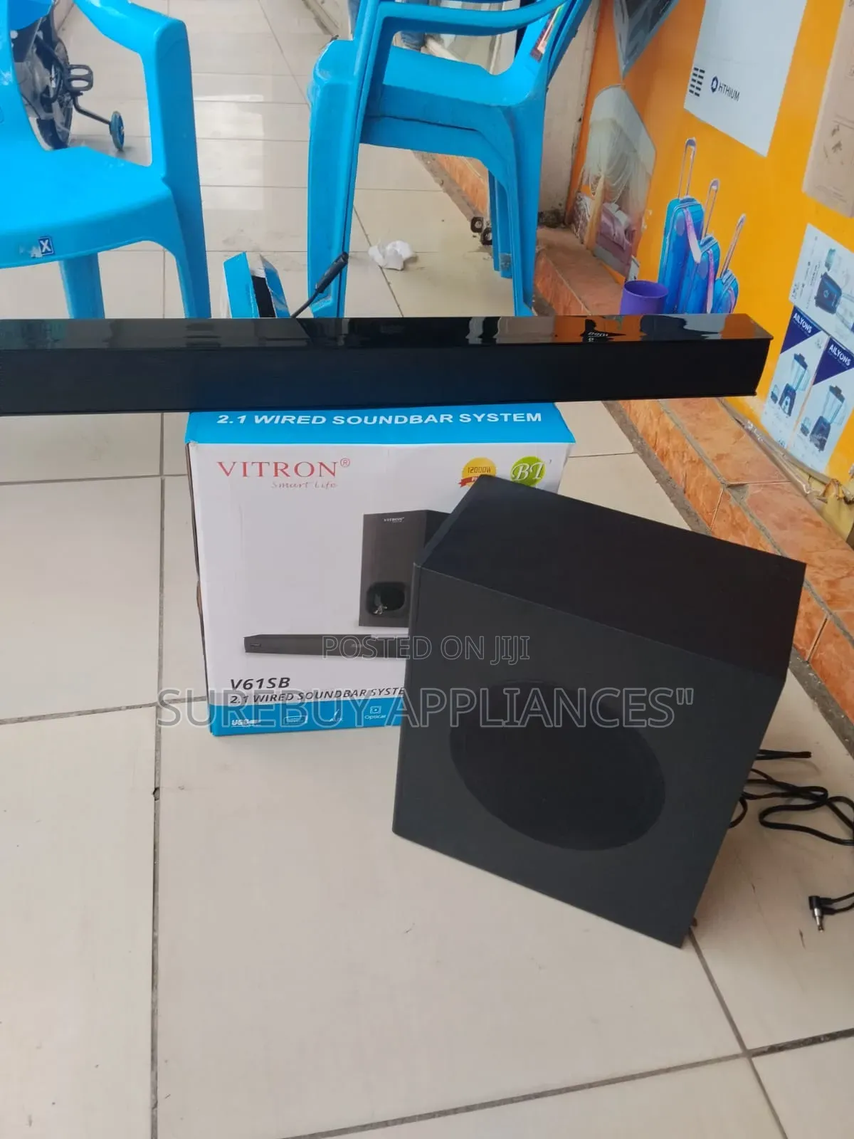 V61sb Bluetooth Soundbar System – Powerful Home Theater Speaker