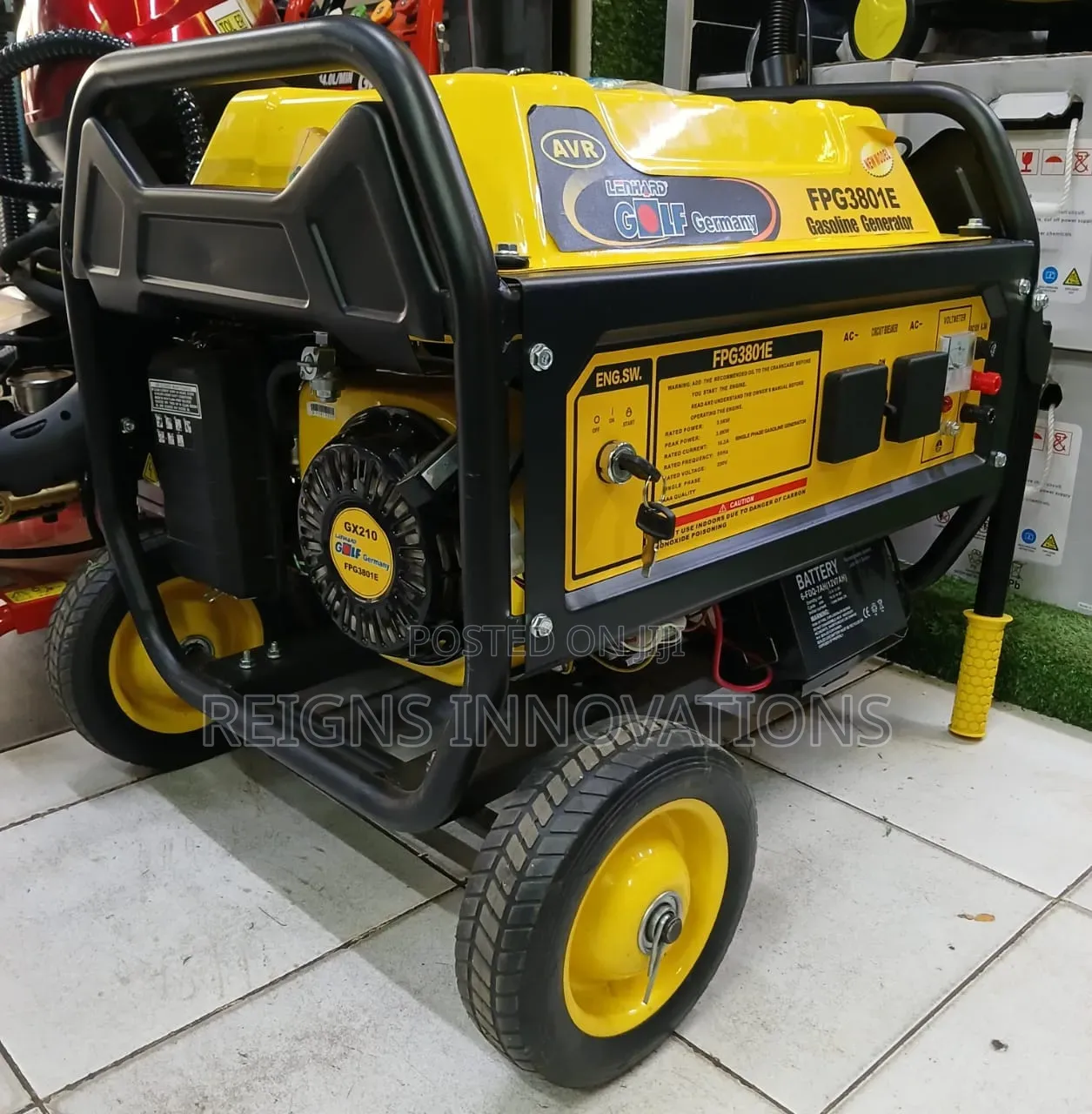 Lenhard Golf Germany Fpg3801e Gasoline Generator.