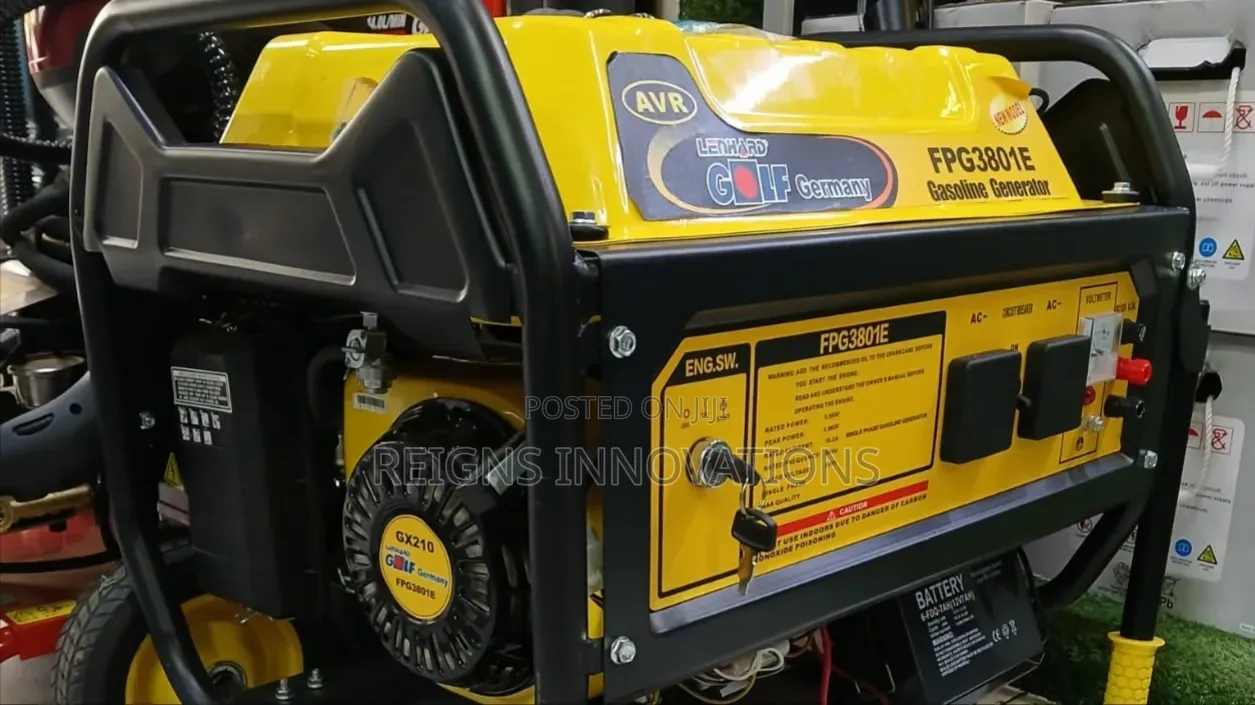 Lenhard Golf Germany Fpg3801e Gasoline Generator.