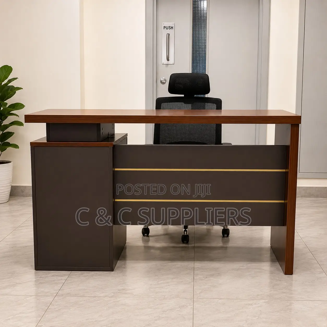 Modern Wood Executive Desk-1400mm