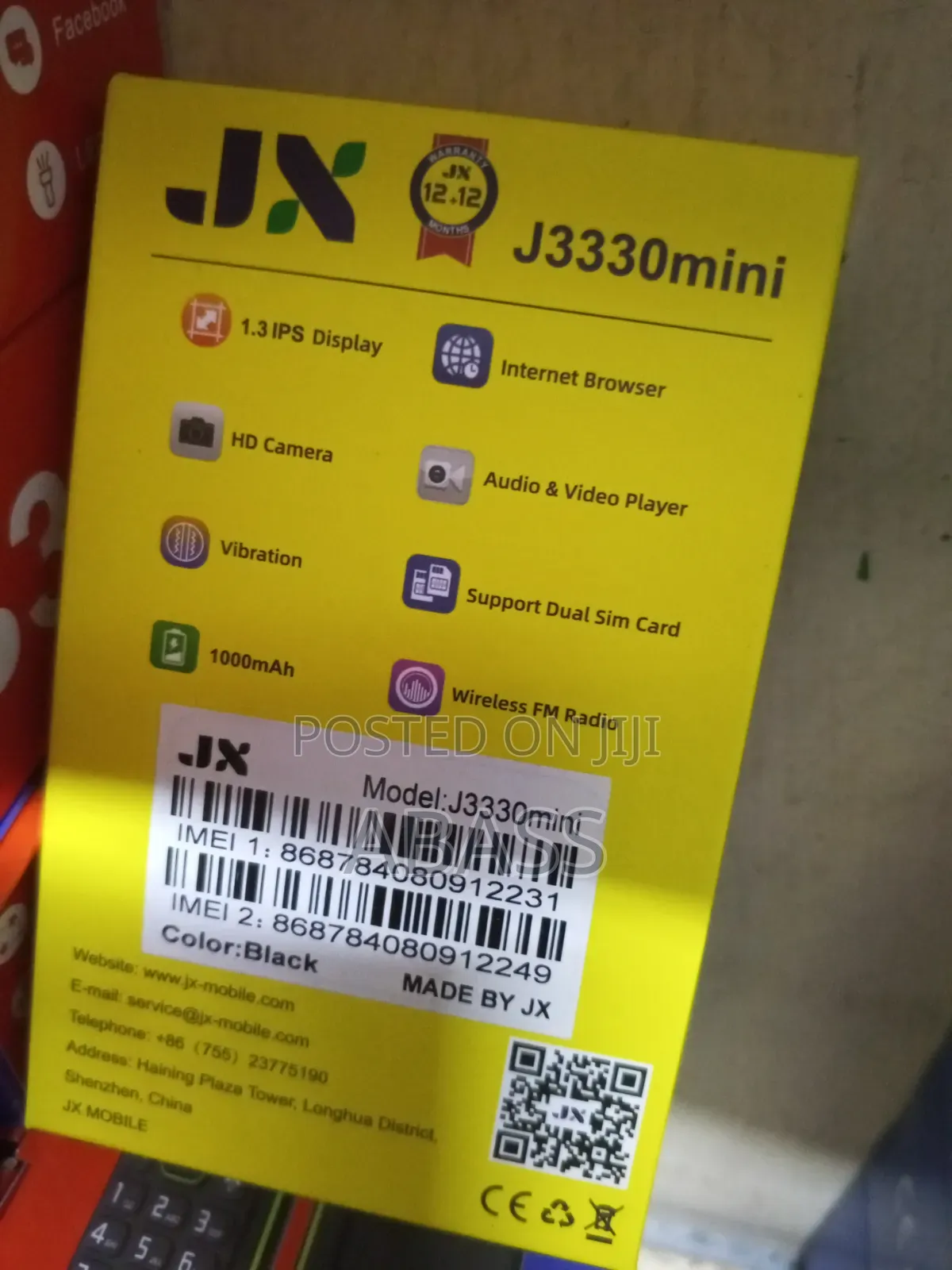 New JX J3330mini White
