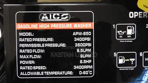 Aico Pressure Washer. 3400psi 8.5hp High Pressure Washer 3400rpm