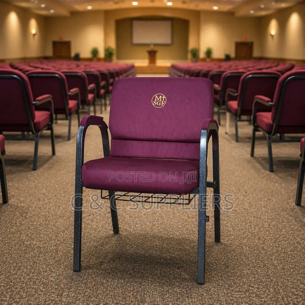 Comfortable Fabric Church Chair