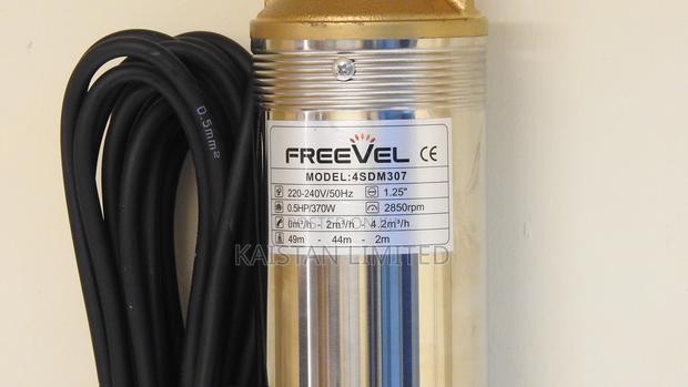 Freevel 0.5hp Submersible Water Pump – 49m Head. Borehole Pump - thumbnail 2