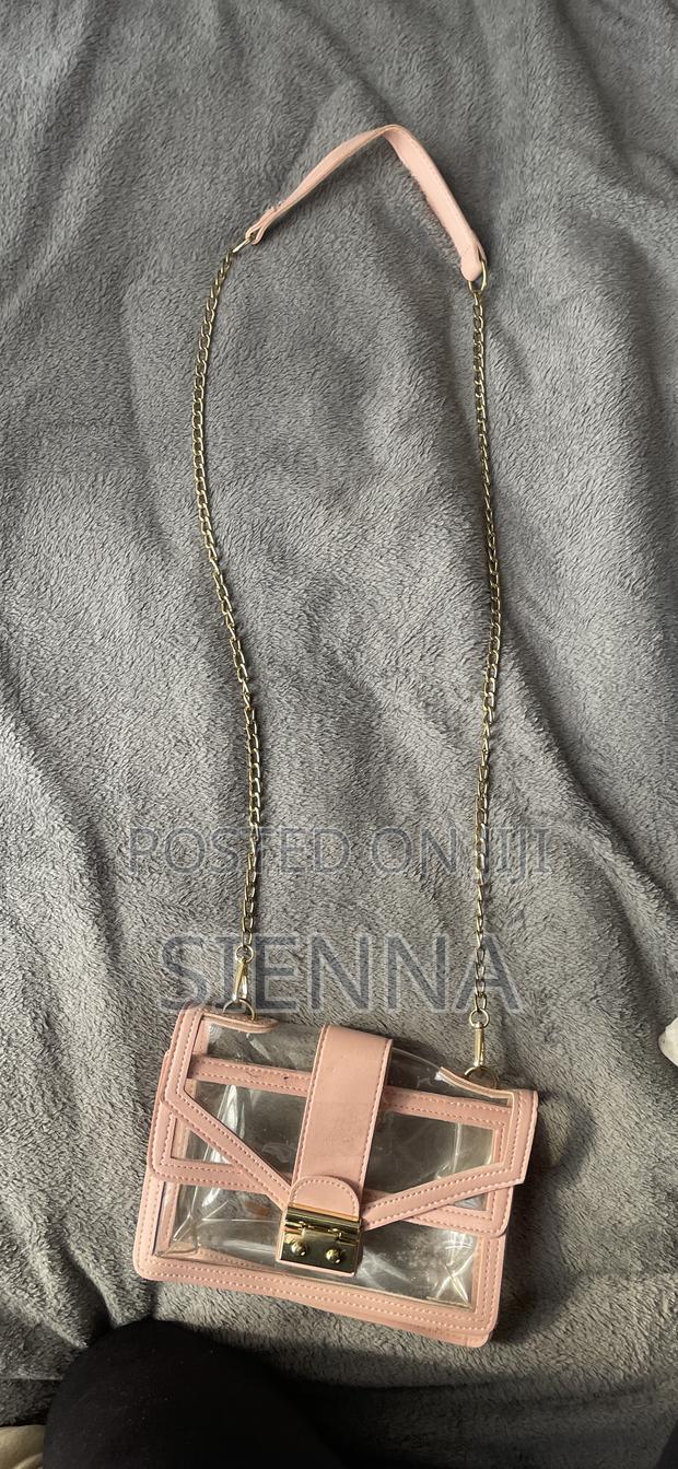 Clear Pink Sling Bag