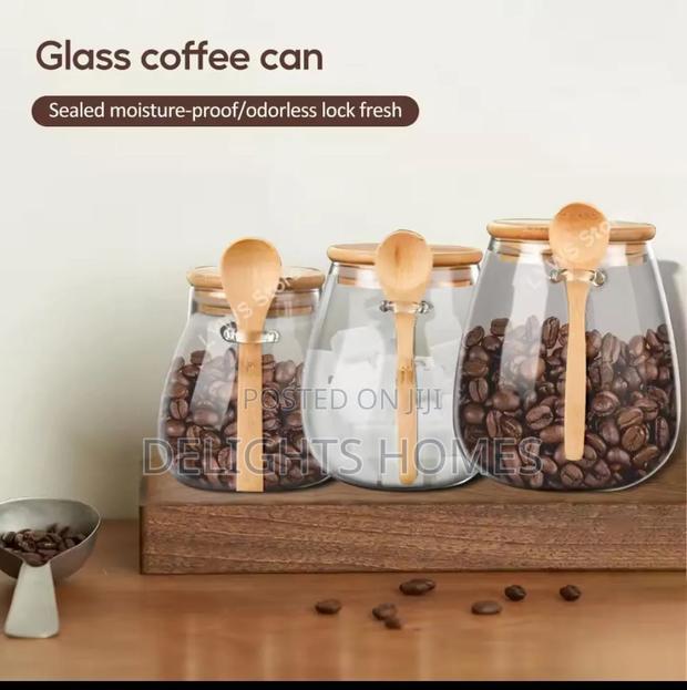 600ml Glass Storage Canisters-Nj - thumbnail 2