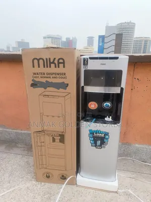 Mika Bottom Load Dispenser Black and Silver Anmak at 16500