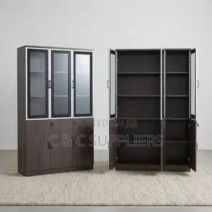 3-Door's Wood Home Office Cabinet