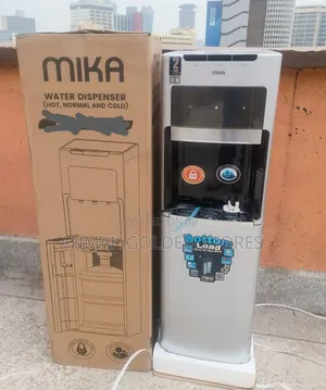 Mika Bottom Load Dispenser Black and Silver Anmak at 16500