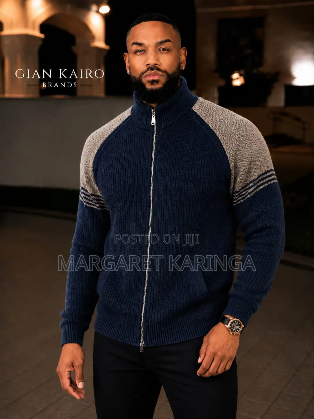Men Zipped Sweaters