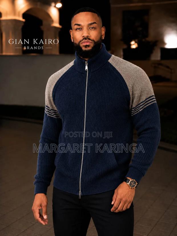 Men Zipped Sweaters