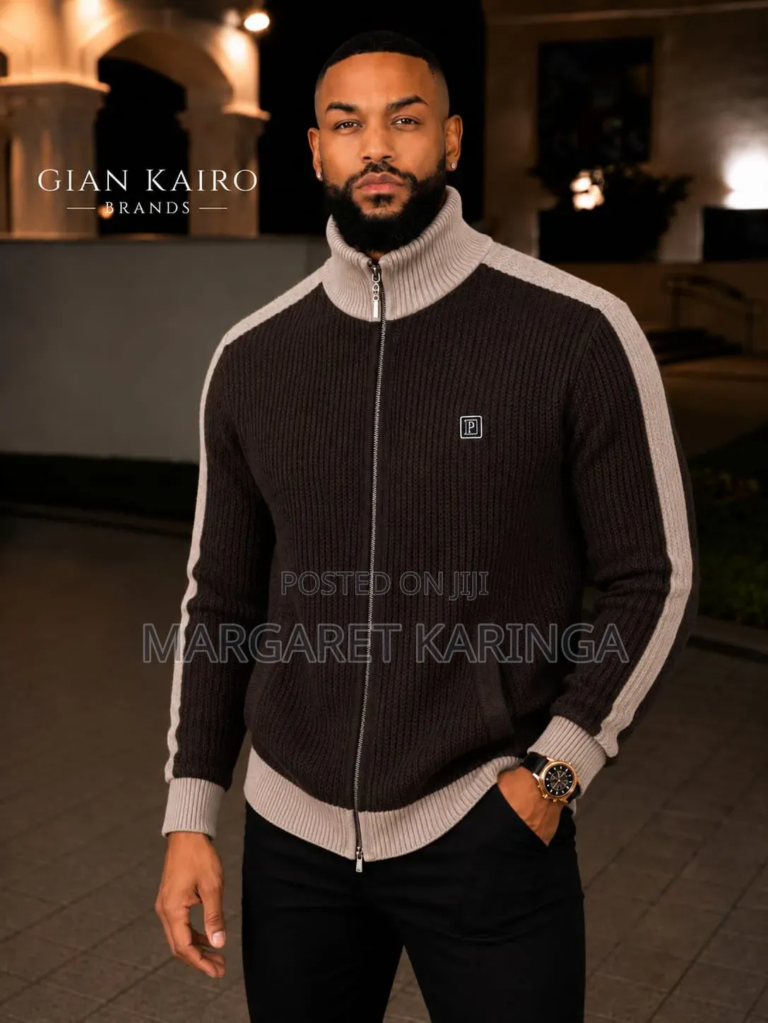 Men Zipped Sweaters