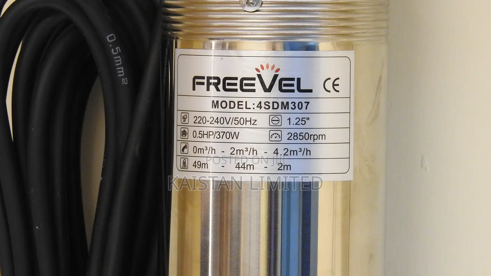 4sdm307 Freevel Submersible/ Borehole Pump/0.5hp Deep Well Pump