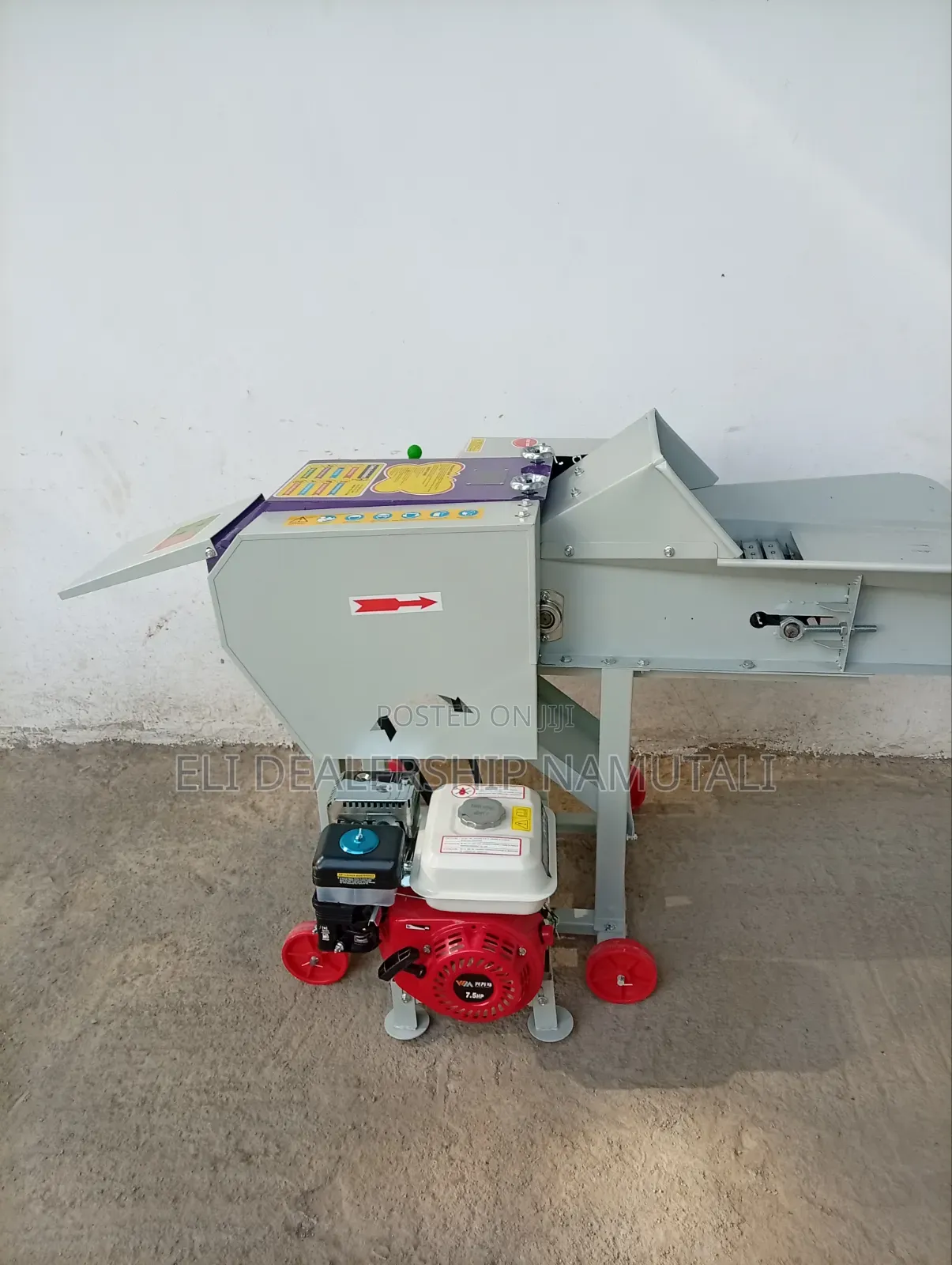 High-Speed Silage Processing Machine With 7.5hp Petrol Engine